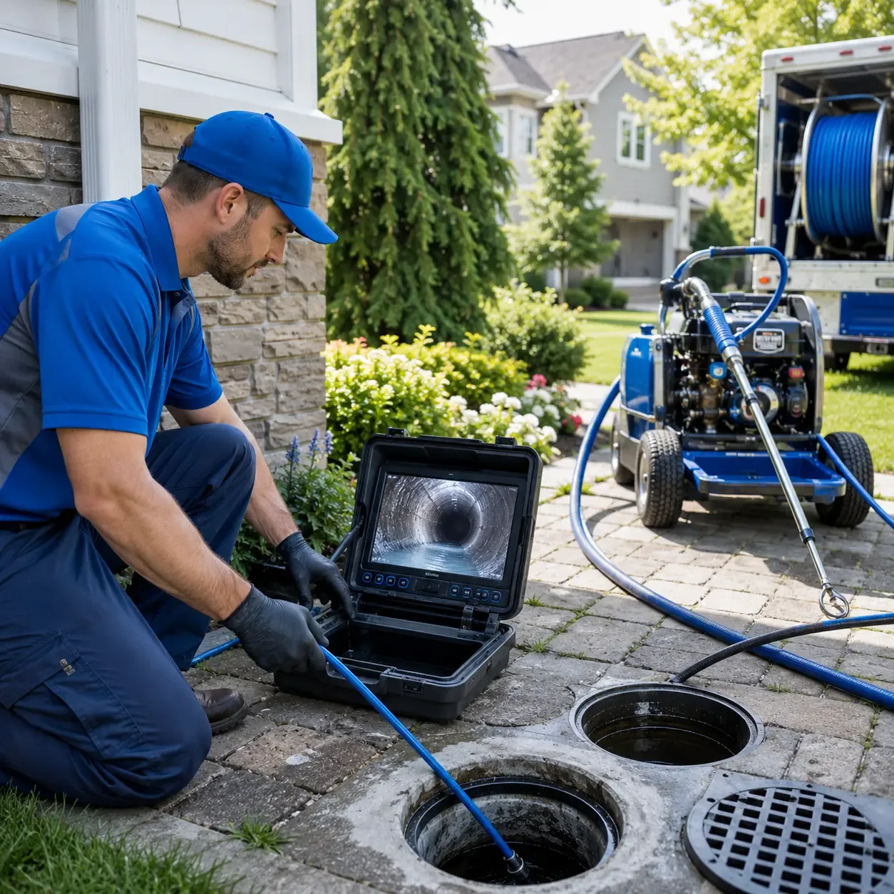 Outdoor drain cleaning professionals serving Derby, VT